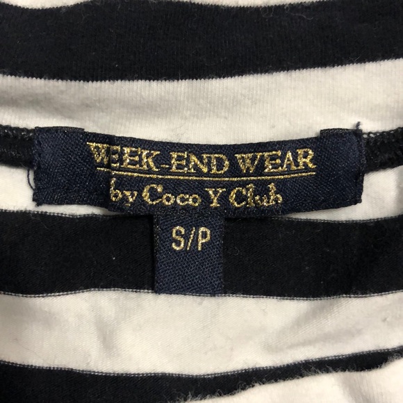 COCO Y CLUB Women’s Boatneck Mid Sleeve Top size S - Picture 7 of 9